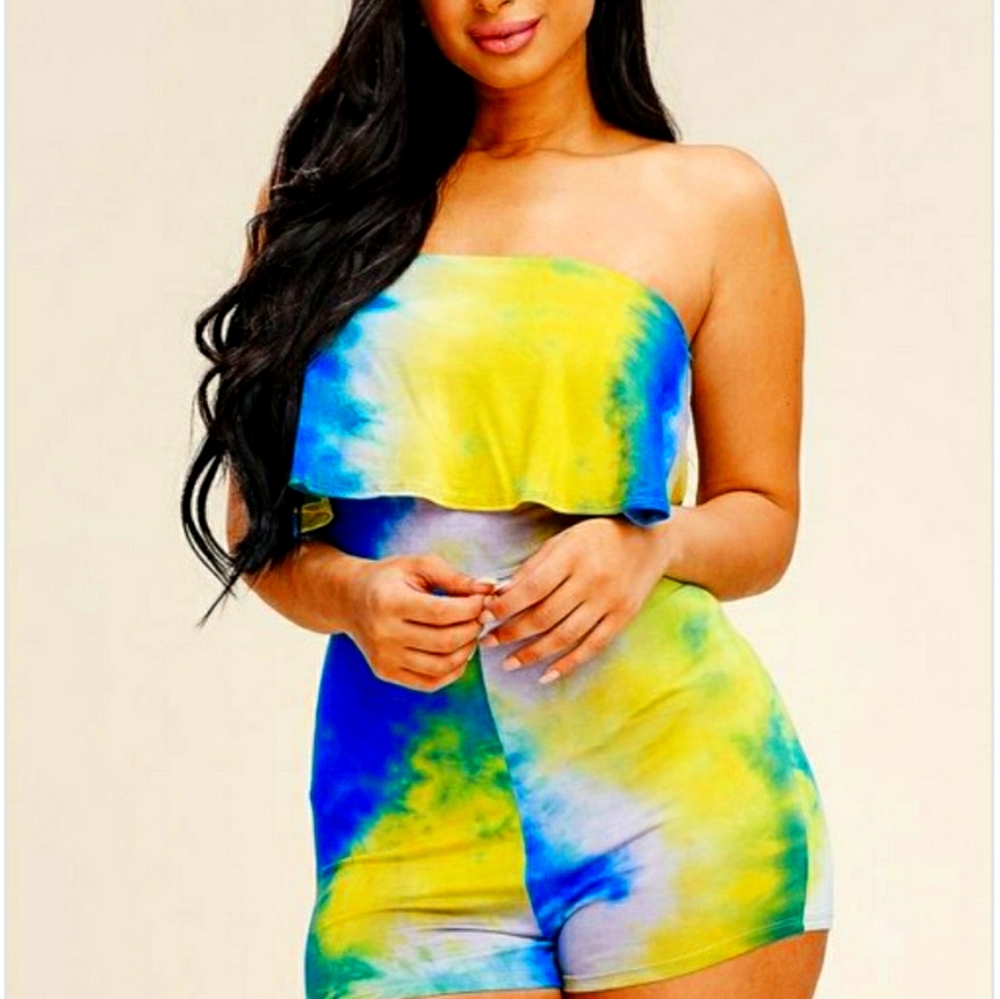 Tie dye Romper